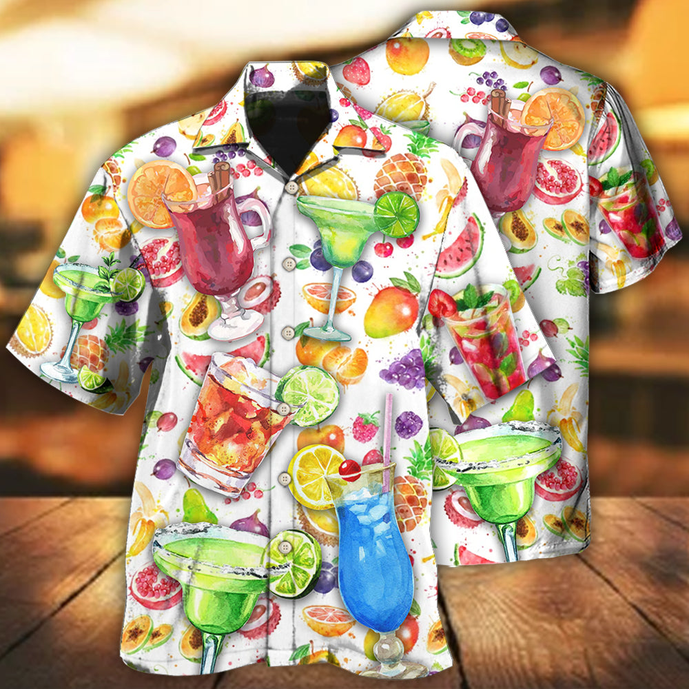 Cocktail Margarita Colorful Style Hawaii Shirt Ha56503