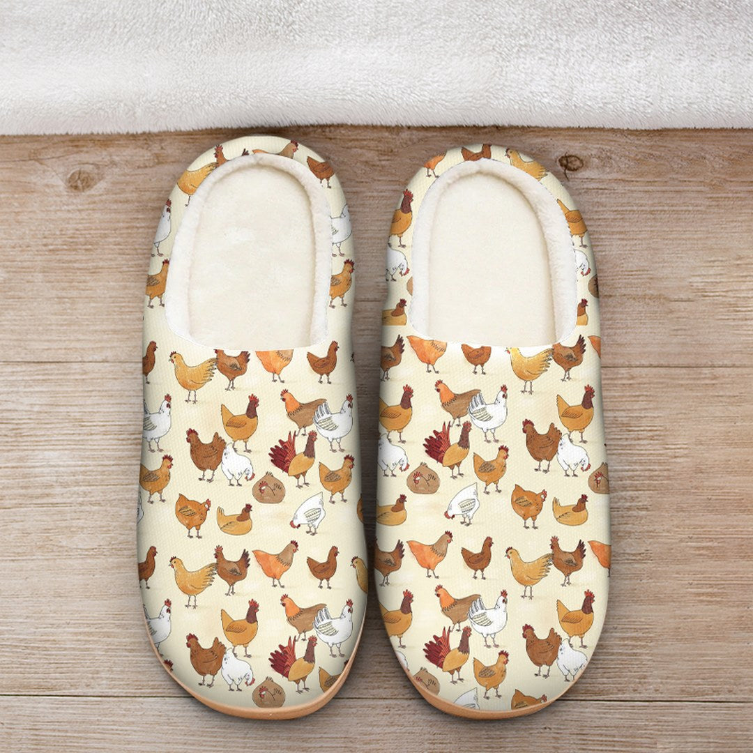 Chicken Girl Christmas Gifts Shoes Slipper - Farm Life Chicken Lover 