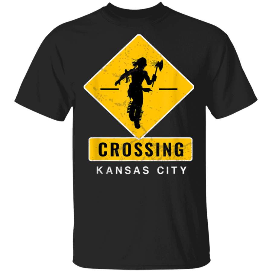 KC Tomahawk Chop Crossing Kansas City Red Sports Fan 2020 TShirt