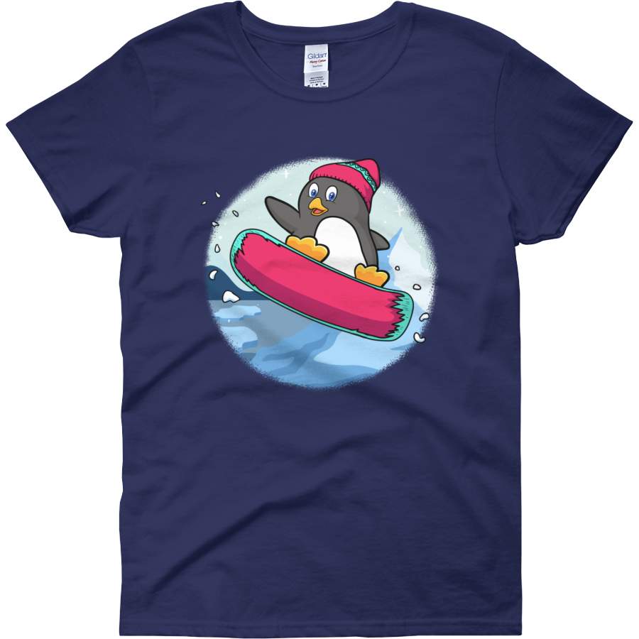 Penguin T Shirt For Women | Funny Zoo Animal Tee | The Jazzy Panda