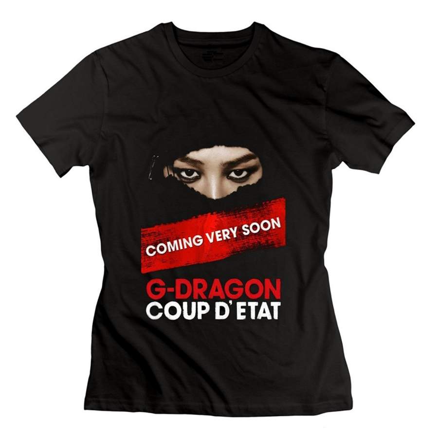 Fashion Women’S T-Shirt Women Printed Cotton T-Shirt Bigbang G Dragon New Poster Women’S T-Shirt