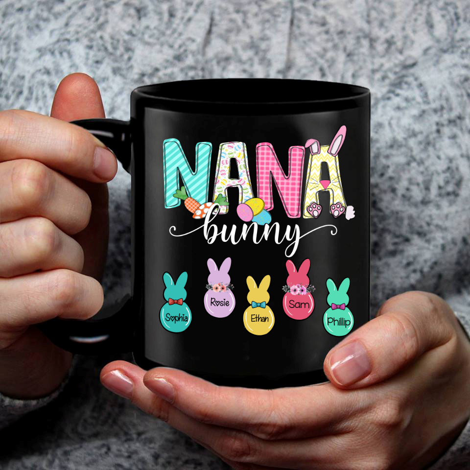 Personalized Nana Bunny Easter Mug