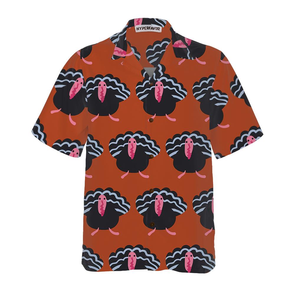 Turkey Farm Thanksgiving Hawaii Shirt For Men Hawaii Best Gift Ha20428