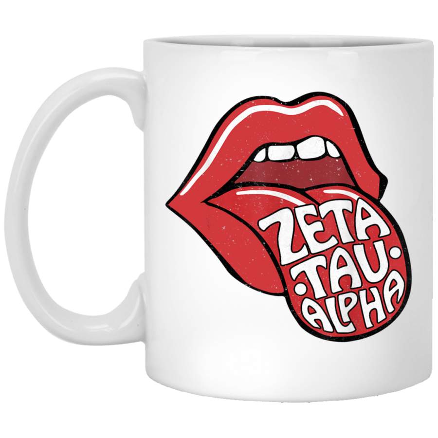 Zeta Tau-Alpha ZTA Sorority Retro Vintage Greek 11oz  Mug