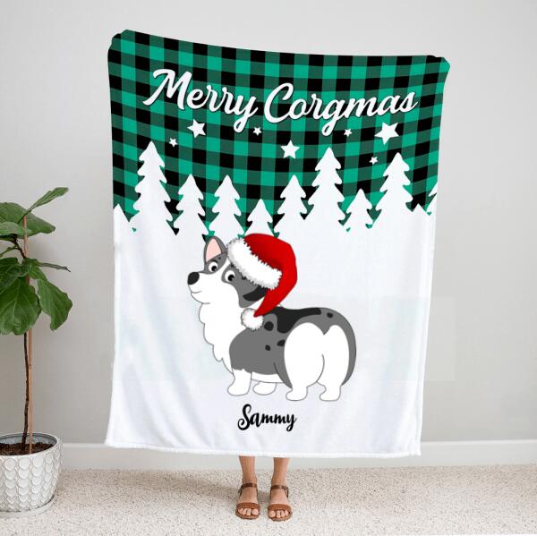 Personalized Dog Lover Blanket – Christmas Gift Ideas – Up To 6 Dogs