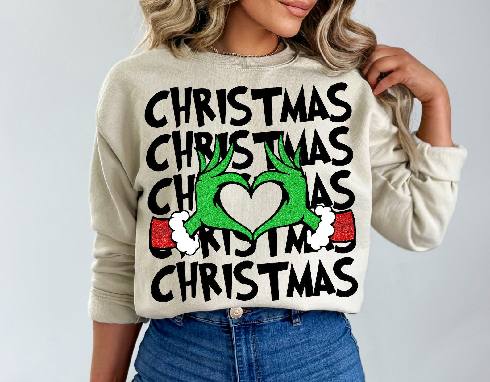 Christmas Sweatshirt 2D Crewneck Sweatshirt All Over Print Sweatshirt For Women Sweatshirt For Men Sws4519