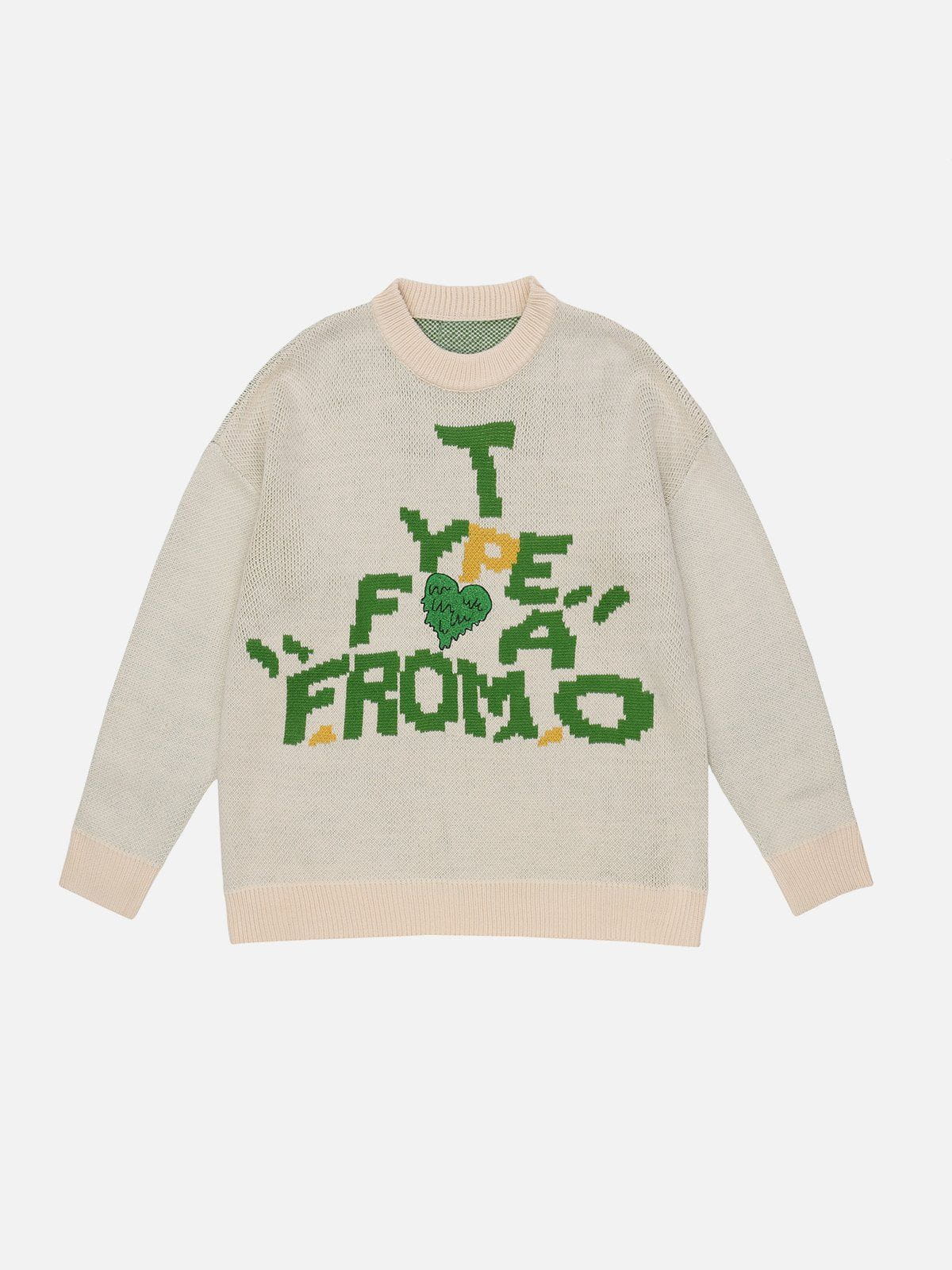 Talishko™ – Cartoon Alphabet Print Sweater