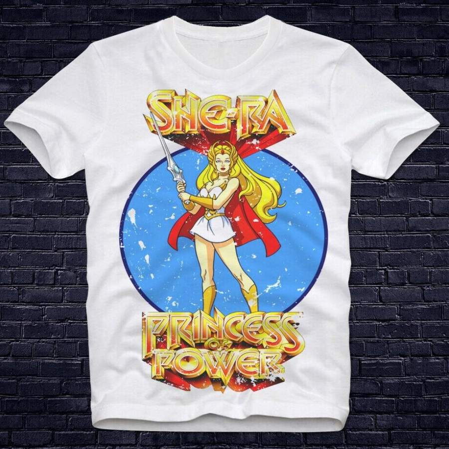 She-Ra Shera Skeletor Masters Of The Universe Retro Vintage Princess T Shirt 03 Mens Round Neck Short Sleeves Cotton T-Shirt