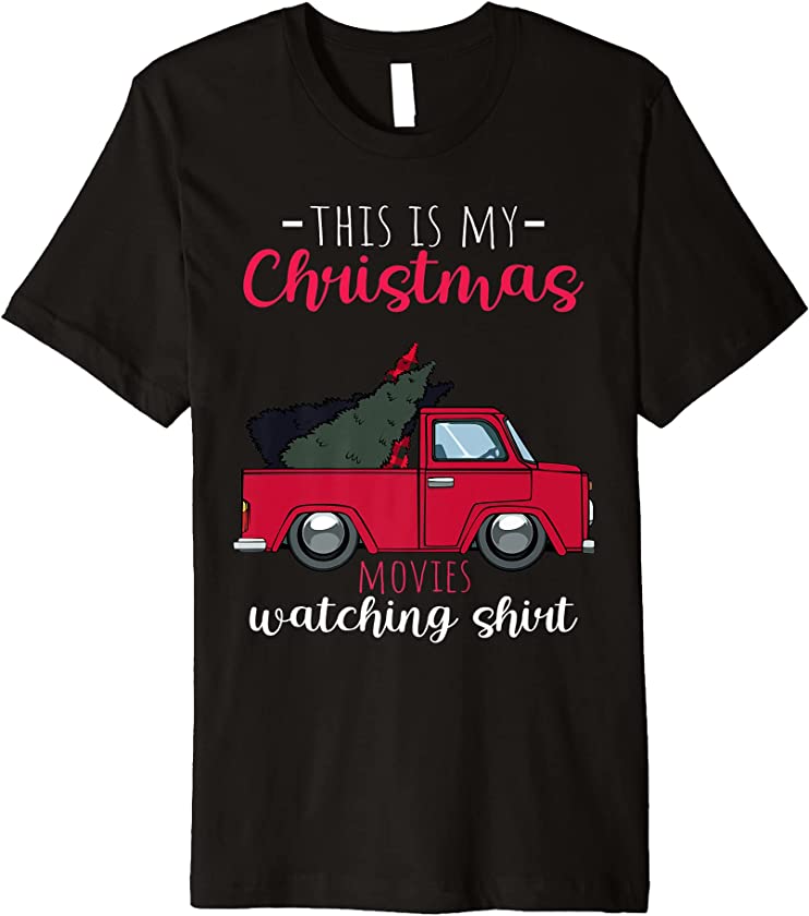 Christmas Funny Movies Candy Pajama Celebrate Holiday Watch Premium T-Shirt