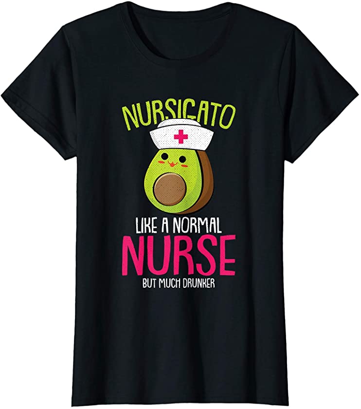 Womens Avocado Nurse Cinco De Mayo Drinking Party Mexican Fiesta RN T-Shirt