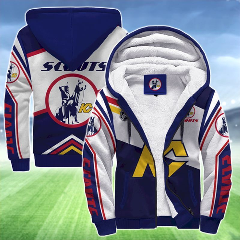 Kansas City Scouts Zip For Lover Full Over Printing Zipper Fleece Hoodie N98