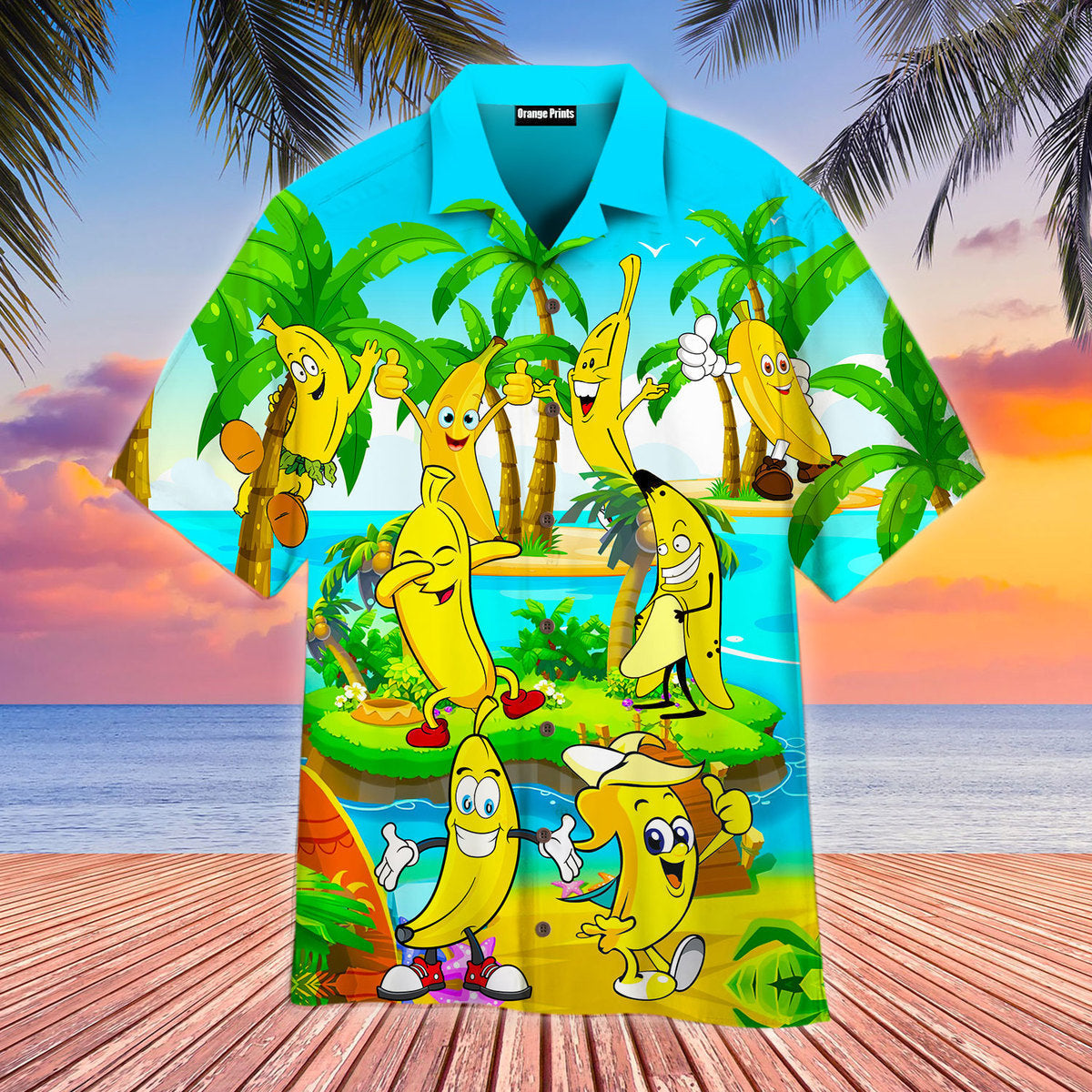 Happy Bananas Lets Summer Hawaii Shirt For Men And Women Ha43963