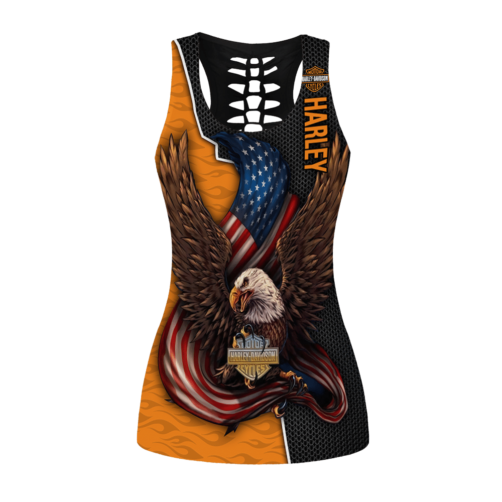 Harley Davidson Leggings And Tank Tops Limited 022