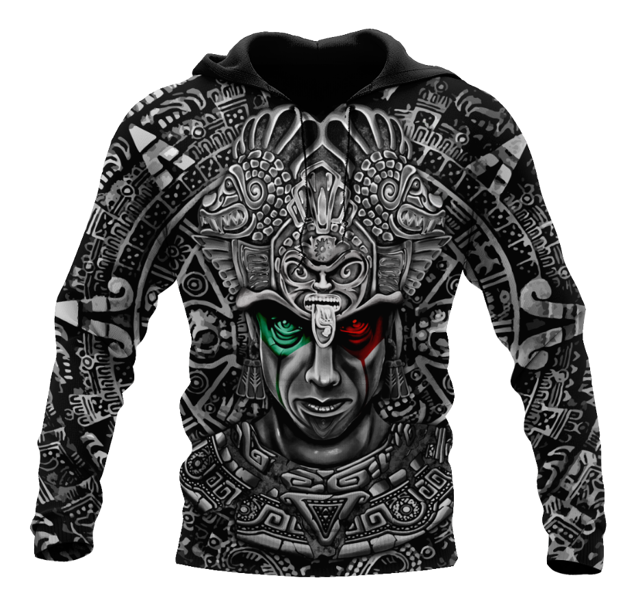 Aztec Warrior 3D All Over Printed Shirts For Men And Women