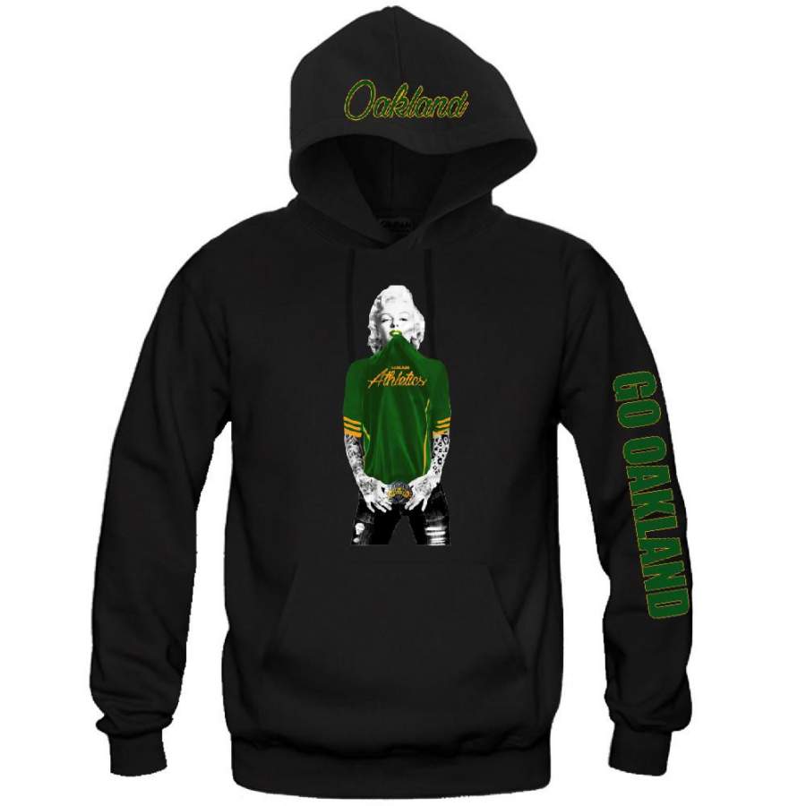 Marilyn Monroe Oakland A’s Hoodie “3 Prints” Sports Clothing