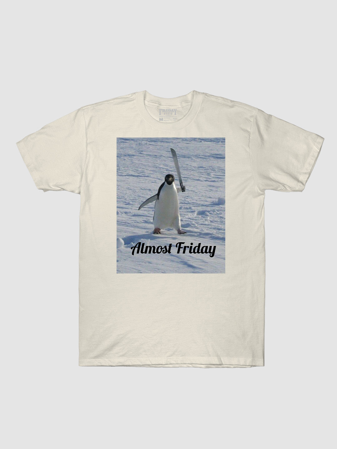 Almost Friday Penguin Sword T-Shirt