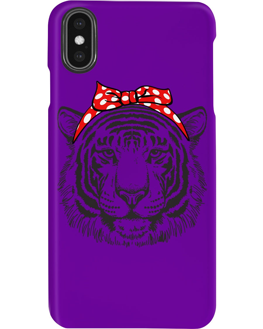 Strong Woman Tiger Red  Bow Custom Design Phone case