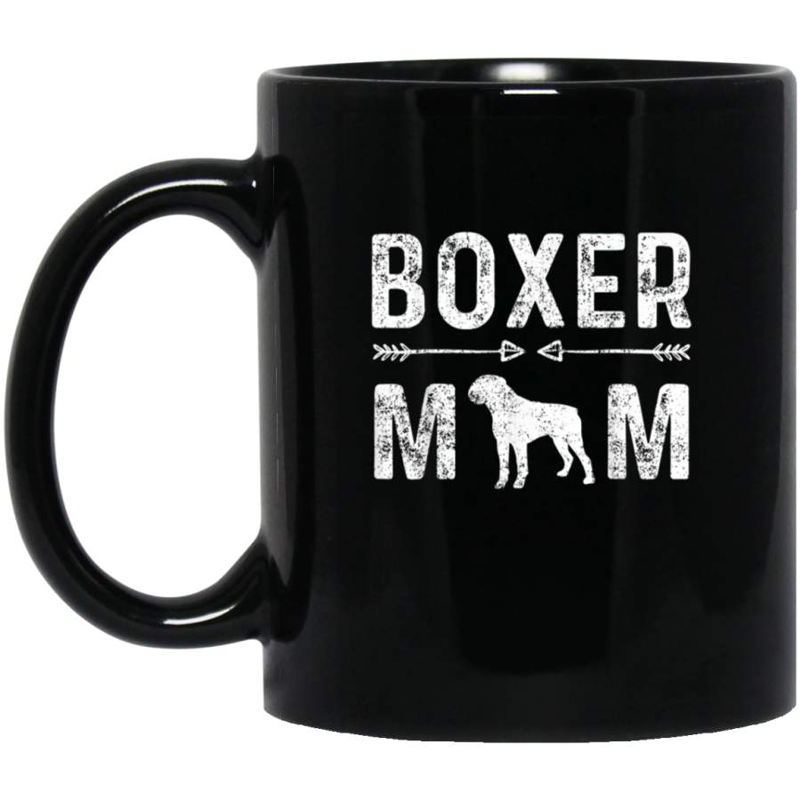 Boxer Dog Mom Vintage Mug