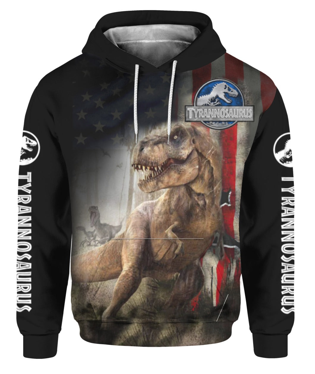 Cool T-Rex All Over Print | Hoodie | For Men & Women | Colorful | Ht1432