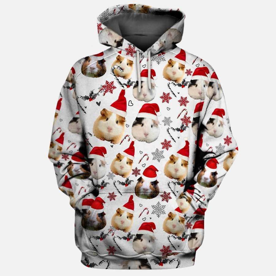 Guinea Pig Christmas 3D Full Printing Hoodie Limited Edition