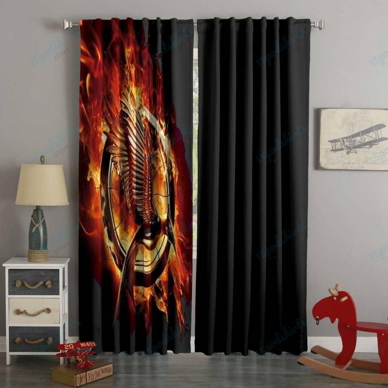 3D Printed The Hunger Games Style Custom Living Room Curtains