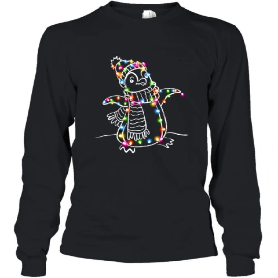 Christmas penguin shirt Long Sleeve T-Shirt