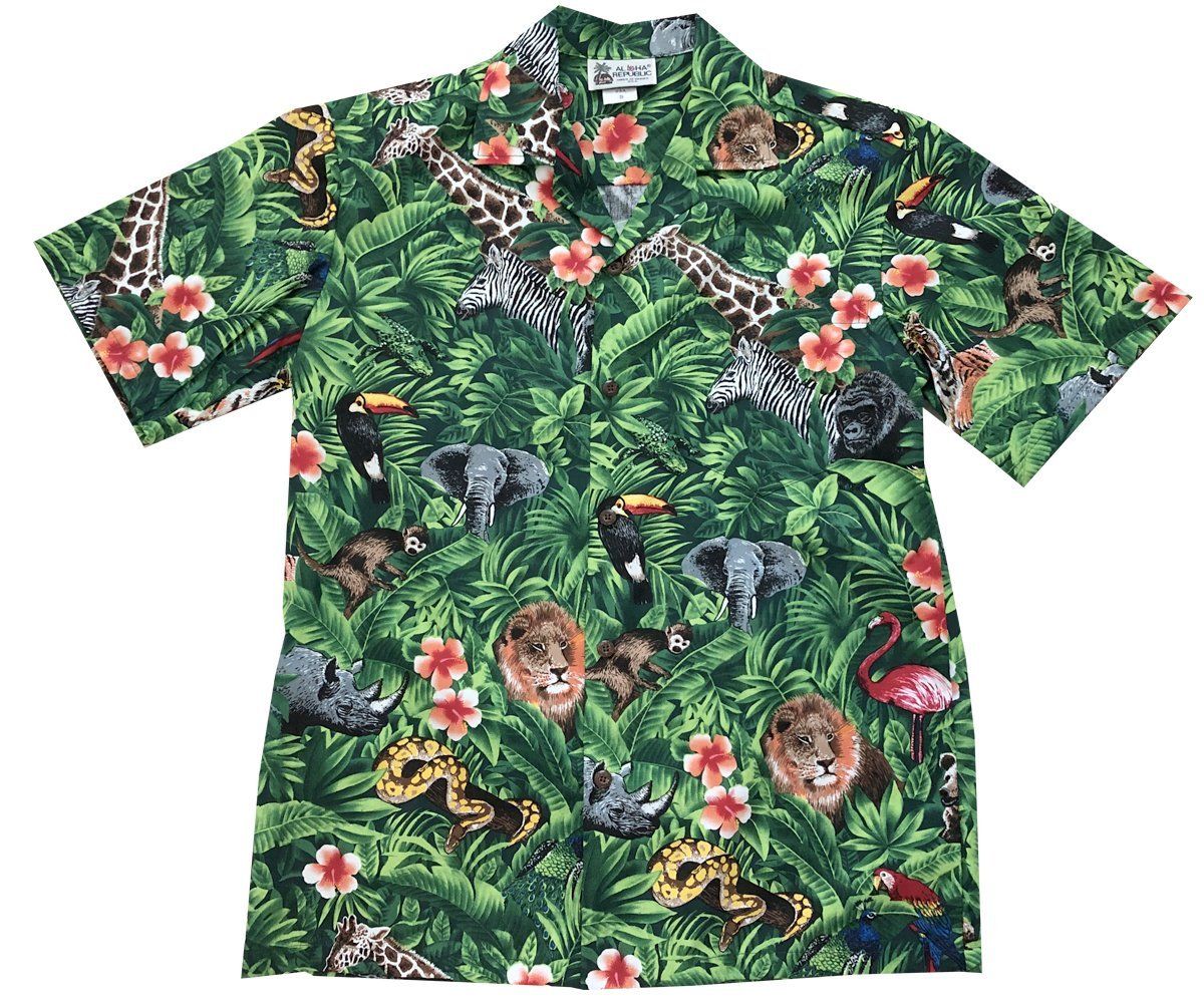 Unleash The Beast Green Hawaiian Shirt