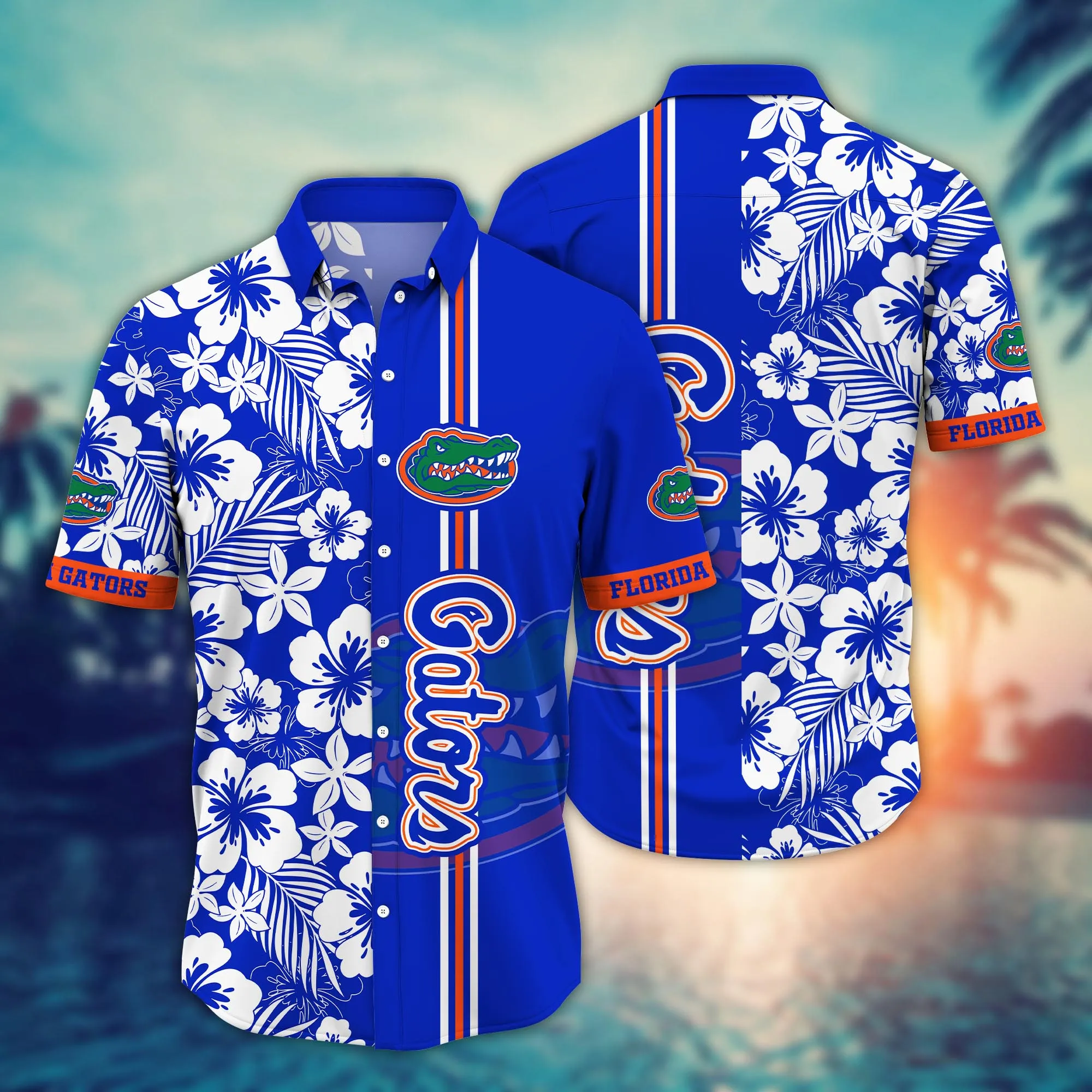 Florida Gators NCCA Hawaiian Shirt Daylighttime Footy Shirts