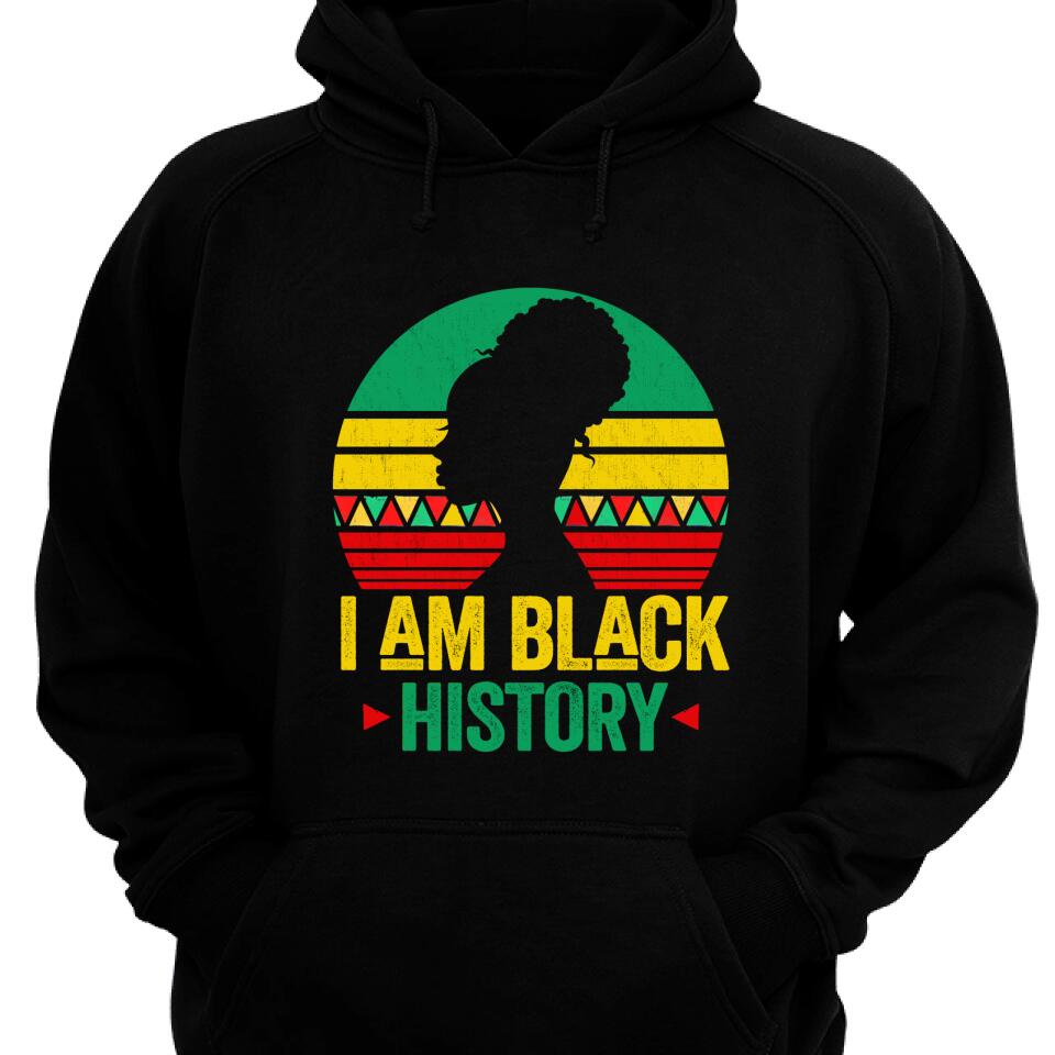 I Am Black History Month African American Unisex Hoodie