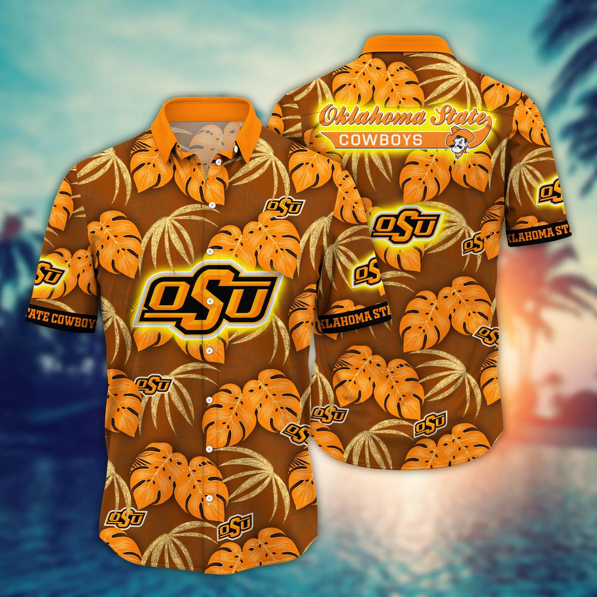 Oklahoma State Cowboys NCCA Hawaiian Shirt Dry Season Aloha Shirt