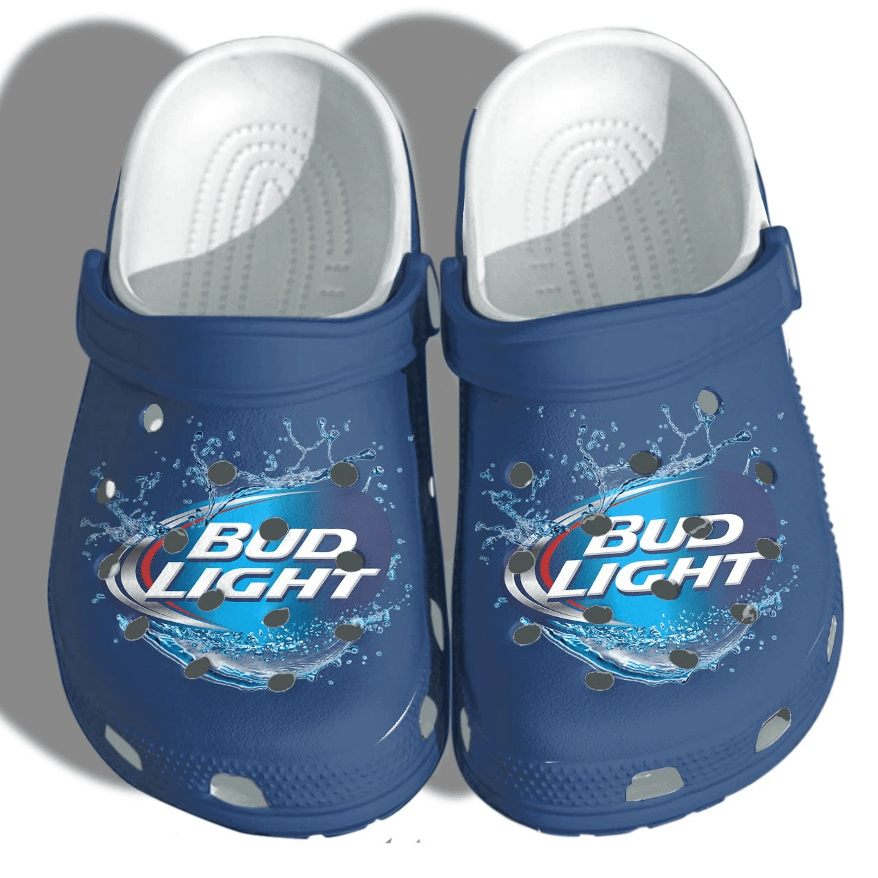 Bud Light Funny Shoes Clogs For Men Women – Bud Drinkin Clog Gifts For Son Husband Fathers Day 2022