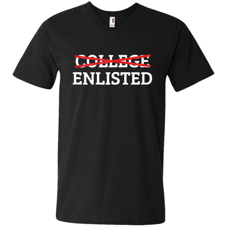 AGR College Enlisted Unisex V-neck