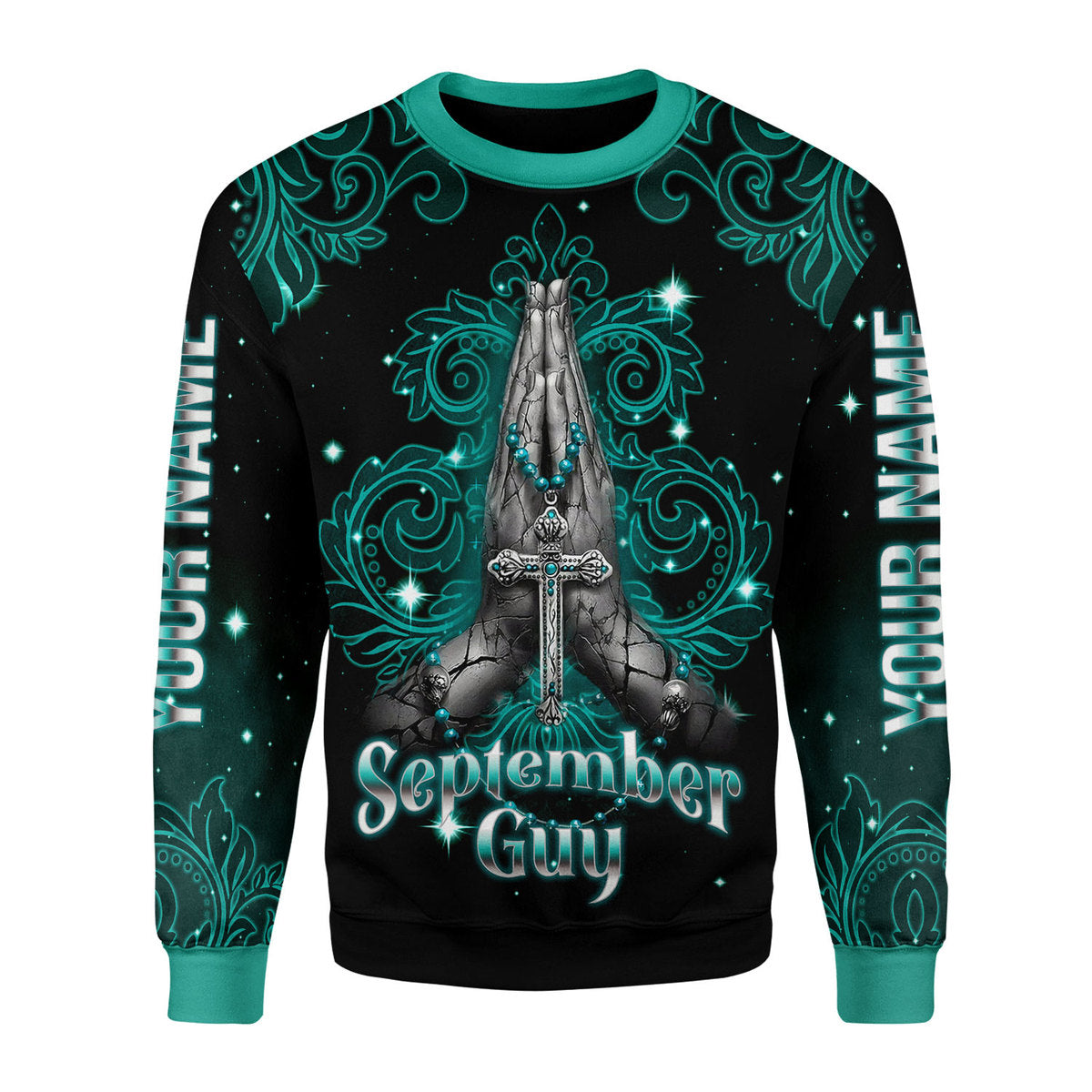 Customspig Personalized Ugly Sweater September Guy All Over Printed