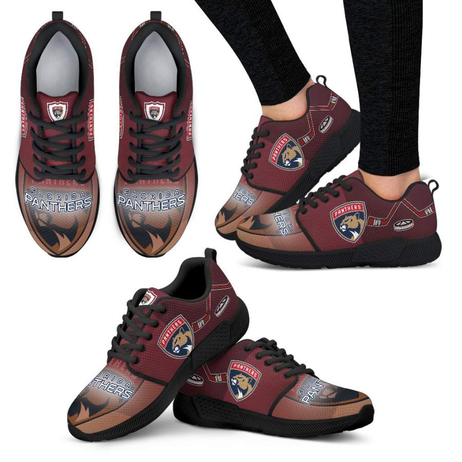 Awesome Florida Panthers Running Sneakers For Hockey Fan