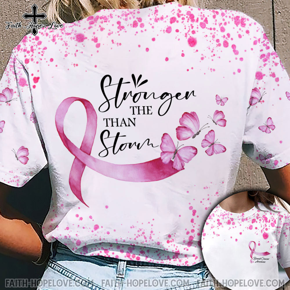 Stronger Than The Storm Breast Cancer Awareness All Over Print – Lahn2101221Ki