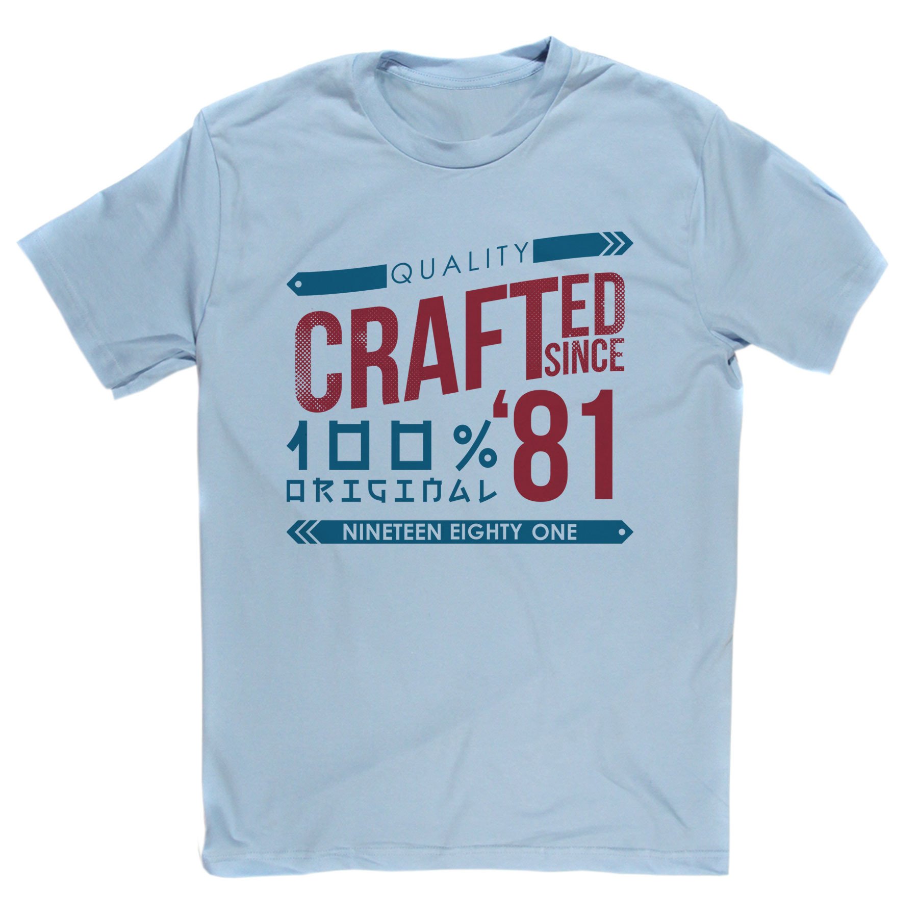 Crafted in 1981 Year T Shirt