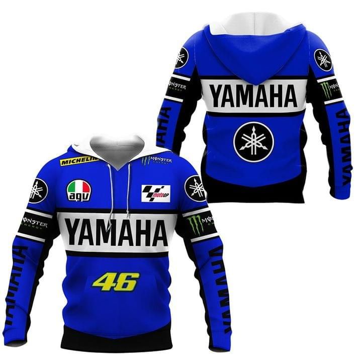 Yamaha valentino rossi 46 3d printed hoodie for fan 3d Hoodie Sweater Tshirt