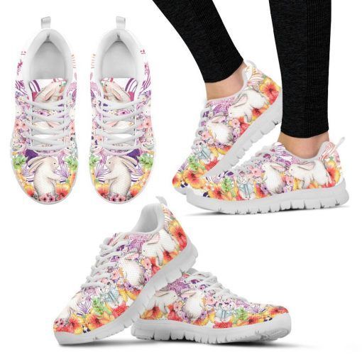 Rabbits Flower Sneakers Shoes