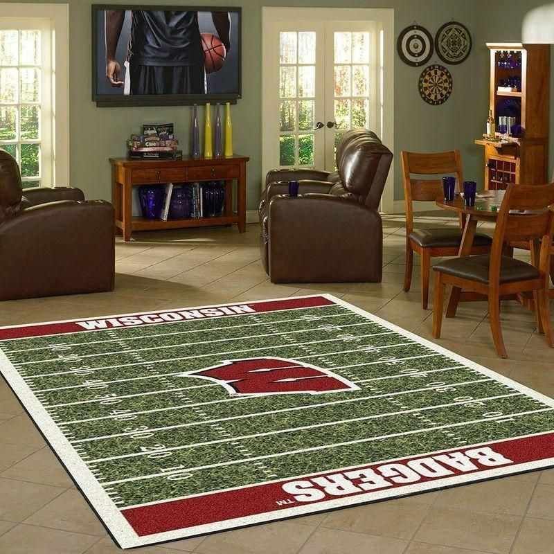 Wisconsin Badgers Home Field Area  Sku 3293 Rug