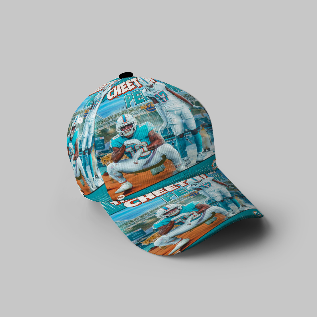 Miami Dolphins Players1 3D Printing Baseball Cap Classic Hat