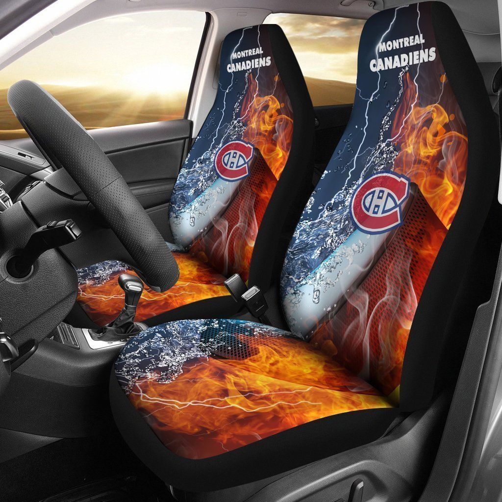 Montreal Canadiens Car Seat Covers 2pcs v17