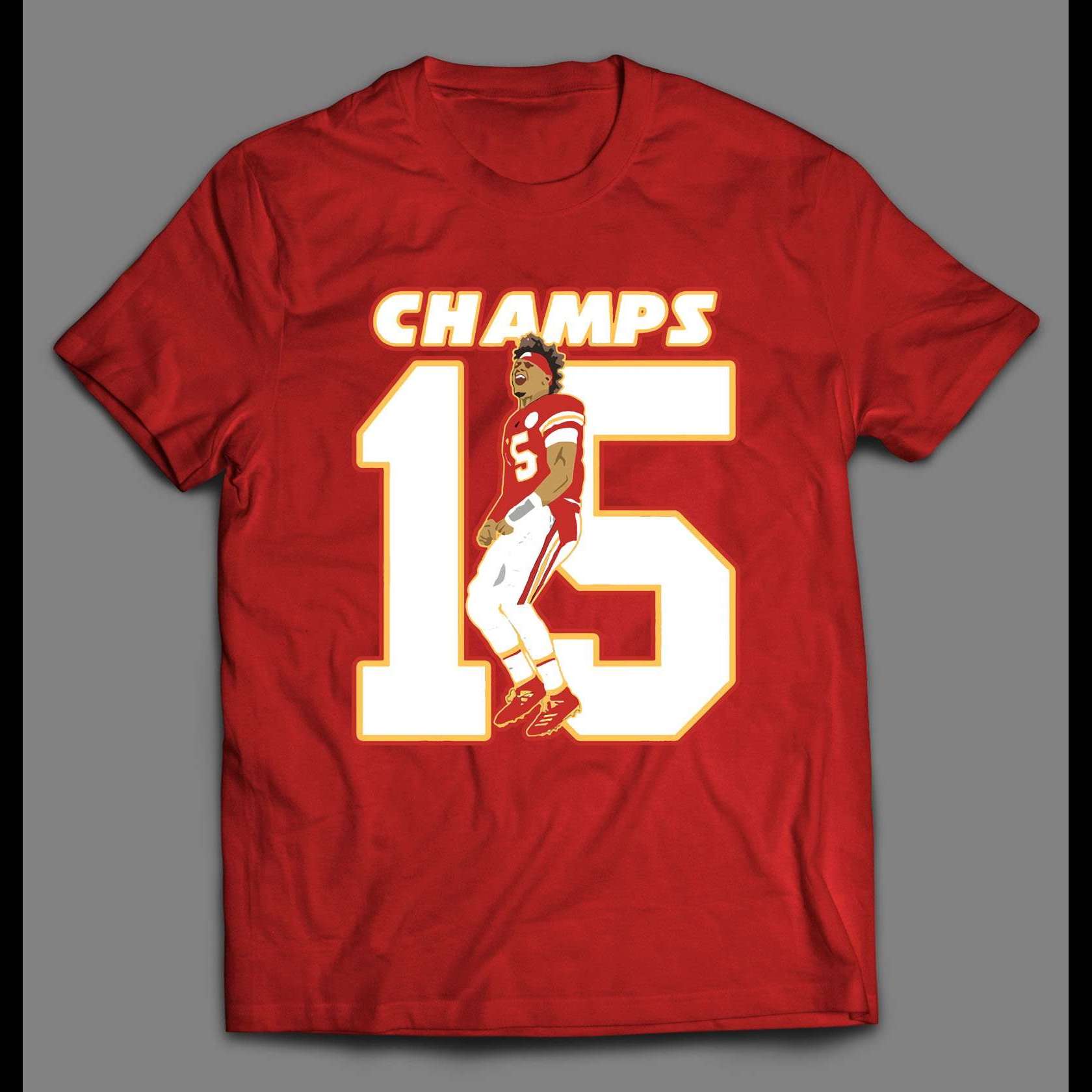 KANSAS CITY CHAMPS #15 HIGH QUALITY CUSTOM ART SHIRT