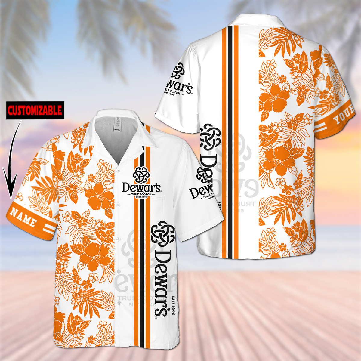 Dw Flower Hawaii Shirt Ha92521