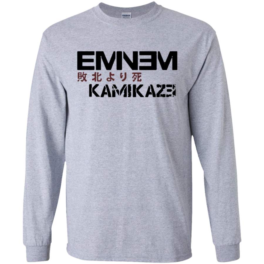 AGR Eminem Kamikaze Japan Rap Long Sleeve T-Shirt