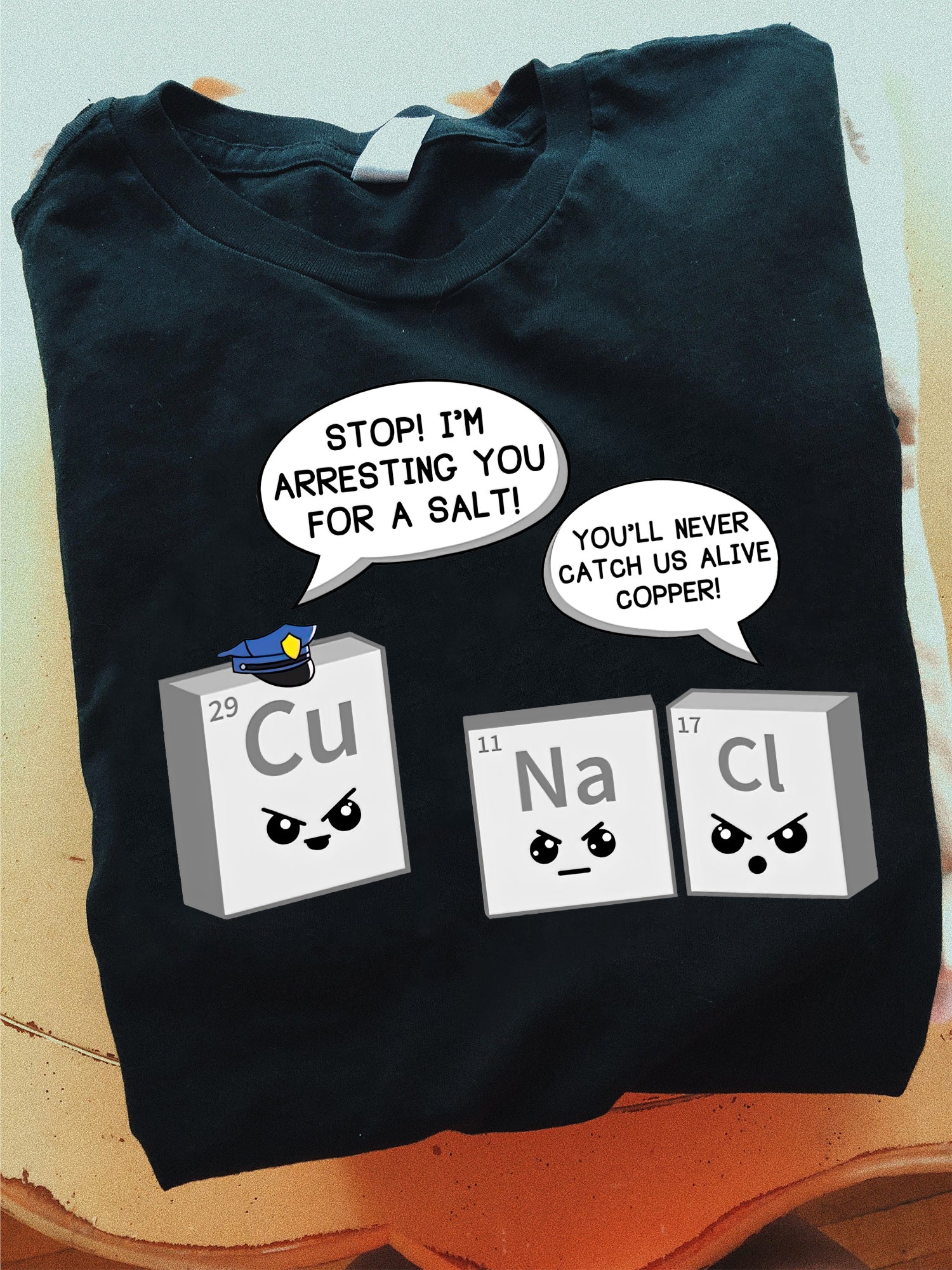 Funny Chemistry Pun I’M Arresting You For A Salt Standard/Premium T-Shirt Hoodie