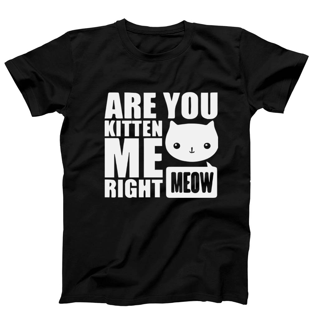 Are You Kitten Me Right Meow Cat Men’s T-Shirt Tee