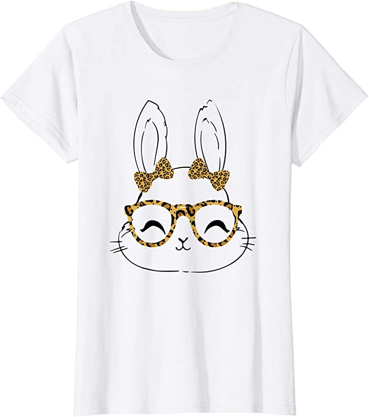 Womens Easter Cute Bunny Rabbit Easter day T-Shirt