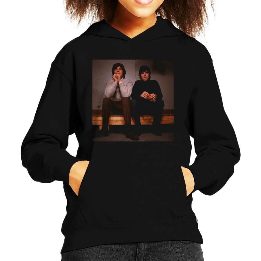 TV Times Mick And Keith Rolling Stones Kid’s Hooded Sweatshirt