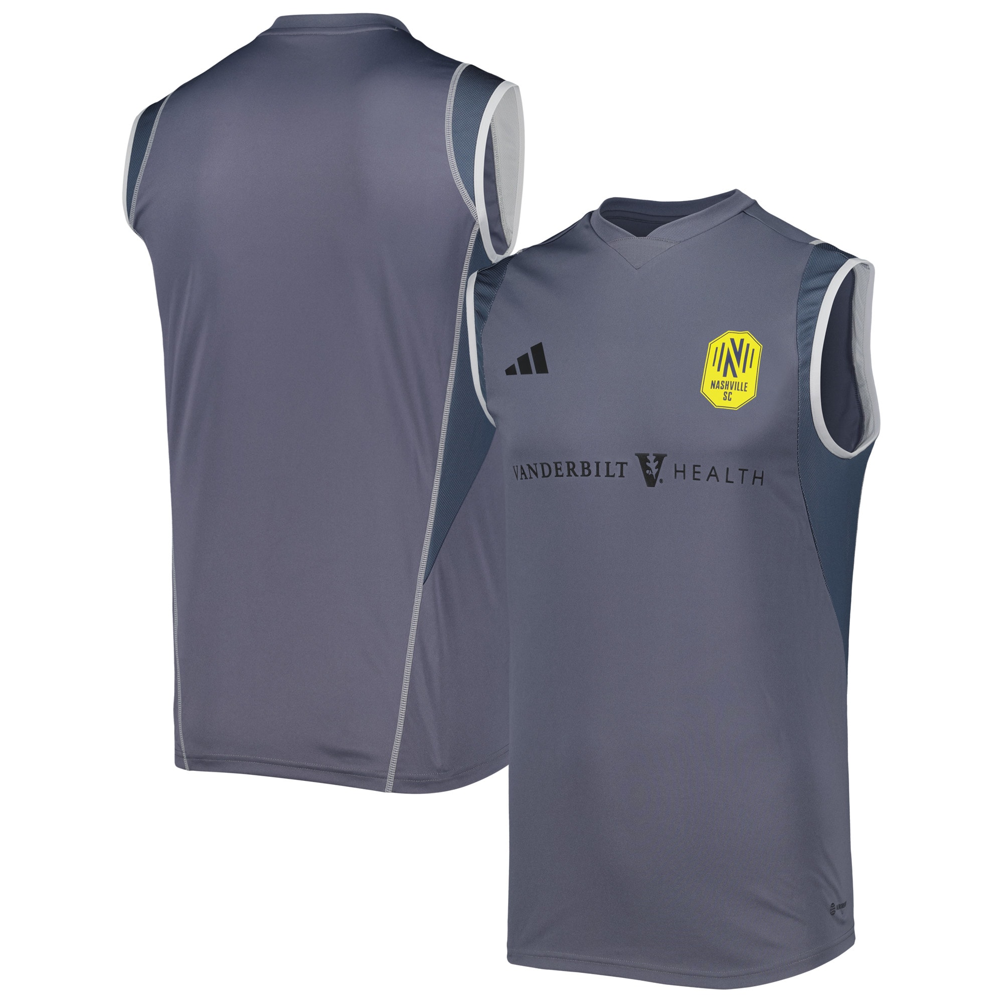 Nashville SC 2023 On-Field Sleeveless Training Jersey – Gray