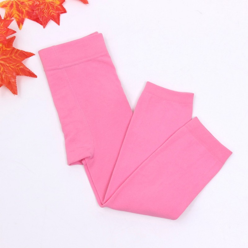 Autumn Winter Baby Girls Leggings Fleece Warm Candy Color Leggings For Girl Fashion Kids Pants Girls Clothing 3-9 Year alx